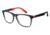 Carrera 4400 Eyeglass Frames CA4400-0HBE-5318 - Gray Black Red Frame, Lens Diameter 53mm, Distance Between Lenses 18mm
