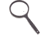 Carson 2x4 Oversized Handheld Magnifier w/ 3x Spot Lens, Black, Small, DS-44GL