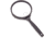 Carson 2x4 Oversized Handheld Magnifier w/ 3x Spot Lens, Black, Small, DS-44GL