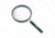 Carson BigEye 2.5x 5in Acrylic Hand Magnifier, Outdoor Green HU-20