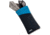 Carson Eyeglass Pouch w/Built-in Microfiber Cloth, Grey/Blue, 6.7x7.6in, EC-10GYBU