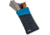 Carson Eyeglass Pouch w/Built-in Microfiber Cloth, Grey/Blue, 6.7x7.6in, EC-10GYBU