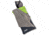 Carson Eyeglass Pouch w/Built-in Microfiber Cloth, Grey/Green, 6.7x7.6in, EC-10GYGR
