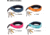 Carson Floating Wrist Strap Keyrings, 5-Pack, Assorted, FA-20AS