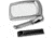 Carson LED Lighted Folding Rectangular Magnifier, 2.5x Power, Silver/Black, Small, MJ-30