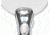 Carson MH-95 Chrome RimFree 2x LED-Lighted Rimless Magnifier / Loupe MH-95