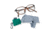 Carson Stuff-It Lens Cleaner, Cloth &amp; Pouch, Green, 1.7 x 1.1 x 1.8 in, SN-40GR
