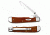 Case 6154LC SS Smooth Chestnut Bone TrapperLock Folding Knife w/Belt Clip,4.125in closed 30112
