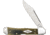 Case CopperLock Micarta Folding Knife, 3.63in Closed, Mirror Locking Clip Blade, Black/Green/Natural Canvas Micarta Handle, 23473