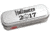 Case Halloween Gift Tin - Embellished Smooth Persimmon Orange Bone Tear Drop Knife, 10573