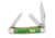 Case John Deere-Bright Green Bone Corn Cob Jig Medium Stockman 63087 SS In Gift Tin 15746
