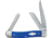 Case Md Stockman Blue G10 Folding Knife, 3.63in Closed, Satin Clip/Sheepsfoot/Spey Blades, Blue G10 Handle, 16752