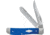 Case Mini Trapper Blue G10 Folding Knife, 3.5in Closed, 2.7in/2.75in, Satin Clip/Spey Blades, Blue G10 Handle, 16751