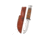 Case Mushroom Cap Leather Hunter Gut Hook Blade, 375-4G SS w/Leather Sheath, 10340