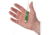Case Peanut Green Synthetic Folding Knife, 2.88in Closed, Mirror Clip/Pen Blades, Green Smooth Synthetic Handle, 53393