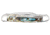 Case Abalone Mini Copperhead Folding Knive, Surgical Steel Wharncliffe and Pen Blades, Abalone Handle, 3.125in Closed, 12013