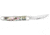 Case Abalone Mini Copperhead Folding Knive, Surgical Steel Wharncliffe and Pen Blades, Abalone Handle, 3.125in Closed, 12013