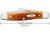Case Medium Stockman Folding Knife, 3.25 in, Tru-Sharp Surgical Steel, Pocket Worn Corn Cob Jig Harvest Orange Bone Handle, 17003