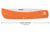 Case Sod Buster Folding Knife, 4.63 in, Tru-Sharp Surgical Steel, Smooth Orange Synthetic Handle, 80512
