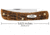 Case Sod Buster Jr Folding Knife, 3.63 in, Chrome Vanadium Steel, Amber Bone Peach Seed Jig Handle, 30092