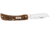 Case Sod Buster Jr Folding Knife, 3.63 in, Chrome Vanadium Steel, Amber Bone Peach Seed Jig Handle, 30092