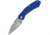 Case Westline Linerlock Folding Knife, 4.5in Closed, 3.2in, S35VN, Stonewash Drop Doint Blade, Blue Anodized Aluminum Handle, 36552