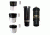 Cassini 6mm, 12.5mm, 20mm, 1.5X Erector, 3X Barlow Lens 1.25 inch format eyepiece set, Black 125FIVEPCSET