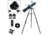 Cassini C-1000120TR 1000mm x 102mm Tracker Telescope w/Multiple Ocular Holder, Black, NSN N, C-1000120TRMOH