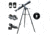 Cassini Day/Nite 720mm X 80mm Astro-Terrestrial Refractor Telescope, Charcoal C-72080TR