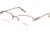 Catherine Deneuve CD0421 Eyeglass Frames - Shiny Light Brown Frame Color, Shiny Light Brown Lens Color