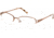 Catherine Deneuve CD0421 Progressive Prescription Eyeglasses - Shiny Light Brown Frame, Shiny Light Brown Lenses, 52 mm Lens Diameter CD042152045