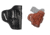 Cebeci Arms Glock Leather Reinforced Combat Grip Belt Holster 20724, Black, Tan