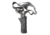 Cebeci Arms Leather Vertical Floral Pattern Shoulder Holsters, All Revolvers incl. SA up to 6in barrel, Left, Black, 21090LB01