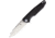 CH Knives Carbon Fiber Framelock Folding Knife, Carbon fiber handle with satin finish titanium bac, CH3004