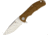 CH Knives Framelock Brown Folding Knife, 3.5 stonewash finish D2 tool steel blade, Brown G10 handle, CH3504-BROWN