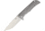 CH Knives Framelock Folding Knife, 3.25 D2 tool steel blade, Gray titanium handle, CH3001 SILVER