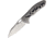 CH Knives Framelock Folding Knife, 3.5in Satin S35Vn SS Blade, Gray Titanium Handle, Thumb Pull, Pocket Clip, CH3515