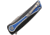 CH Knives Linerlock Folding Knife, 3.5in Stonewash 154Cm SS Blade, Pocket Clip, Black, Blue, White G10 Handle, CH3511-154