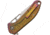 CH Knives Tiium Framelock Folding Knife, 3.75in Stonewash D2 Tool Steel Blade, Spectrum Anodized Titanium, CH3509