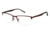 Champion Eyes FL1001 Prescription Eyeglasses - Frame MATTE DK BROWN, Size 55/19mm CUFL100103