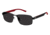 Champion Eyes FL6003 Sunglasses - Frame DARK GUN/RED, Lens Color Silver Flash, Size 57/16mm CUFL600301