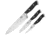 Chicago Cutlery Armitage Triple Set Knife, Black polymer handle, 1132353