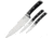 Chicago Cutlery Damen 3pc Set Knife, Black polymer handle, 1109815