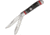 Chief Mini Trapper Folding Knife,Clip and Spey,Black,Delrin Handle CF113BRW