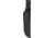 China Made Backyard Bowie Knife, 10 black finish 420 stainless clip point blade, Black rubberized ABS handle, 211514-PL