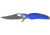 China Made Eagle Feather Linerlock Knife, Blue CN300232BL