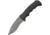 China Made Husky Boy Linerlock A/O Folding Knife, 4 satin finish stainless blade, Black rubberized ABS handle, 300501-SL