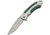 China Made Linerlock A/O Folding Knife, 4.5in Closed, 3.5in Finish SS Drop Point, Silver Aluminum, Silver, 300444-GN