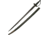 China Made Pirate Rustic Sword, 39in Overall, 28in Black SS Blade, Black Handle, Black, 926914