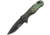 China Made Rescue Linerlock A/O Army, CN300202AR